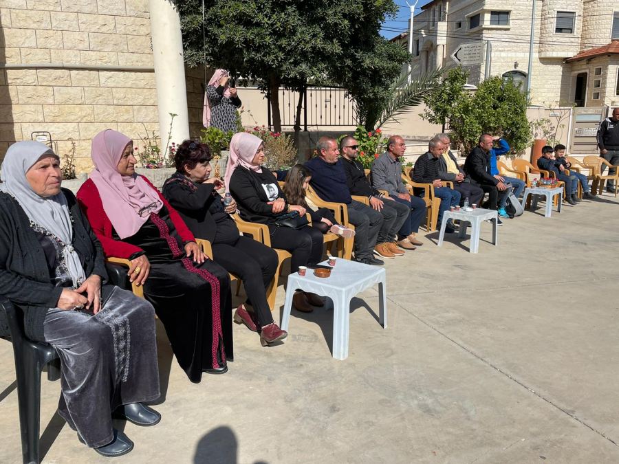 زيارة لمنازل عائلات شهداء يوم الارض في سخنين